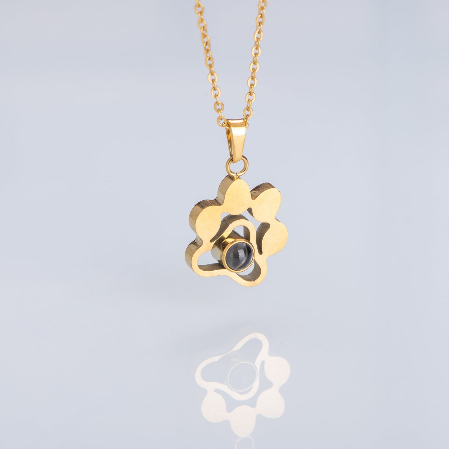 CUSTOM PAW PENDANT NECKLACE
