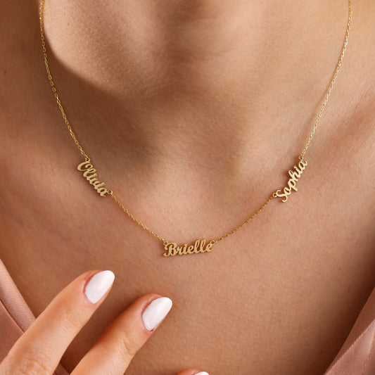 FAMILY MULTIPLE NAME NECKLACE