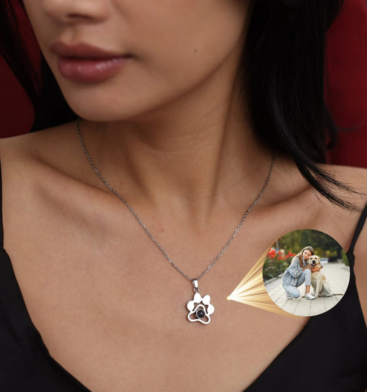 CUSTOM PAW PENDANT NECKLACE